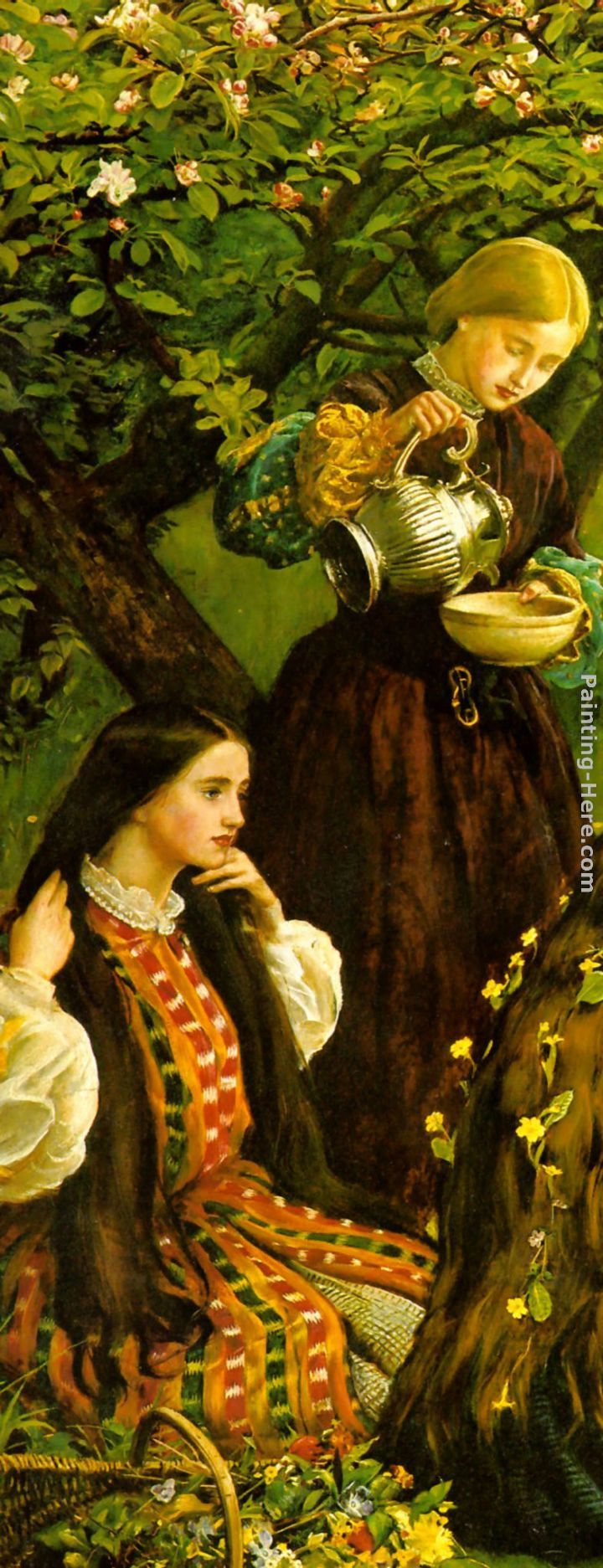 Apple Blossoms Spring detail III painting - John Everett Millais Apple Blossoms Spring detail III art painting